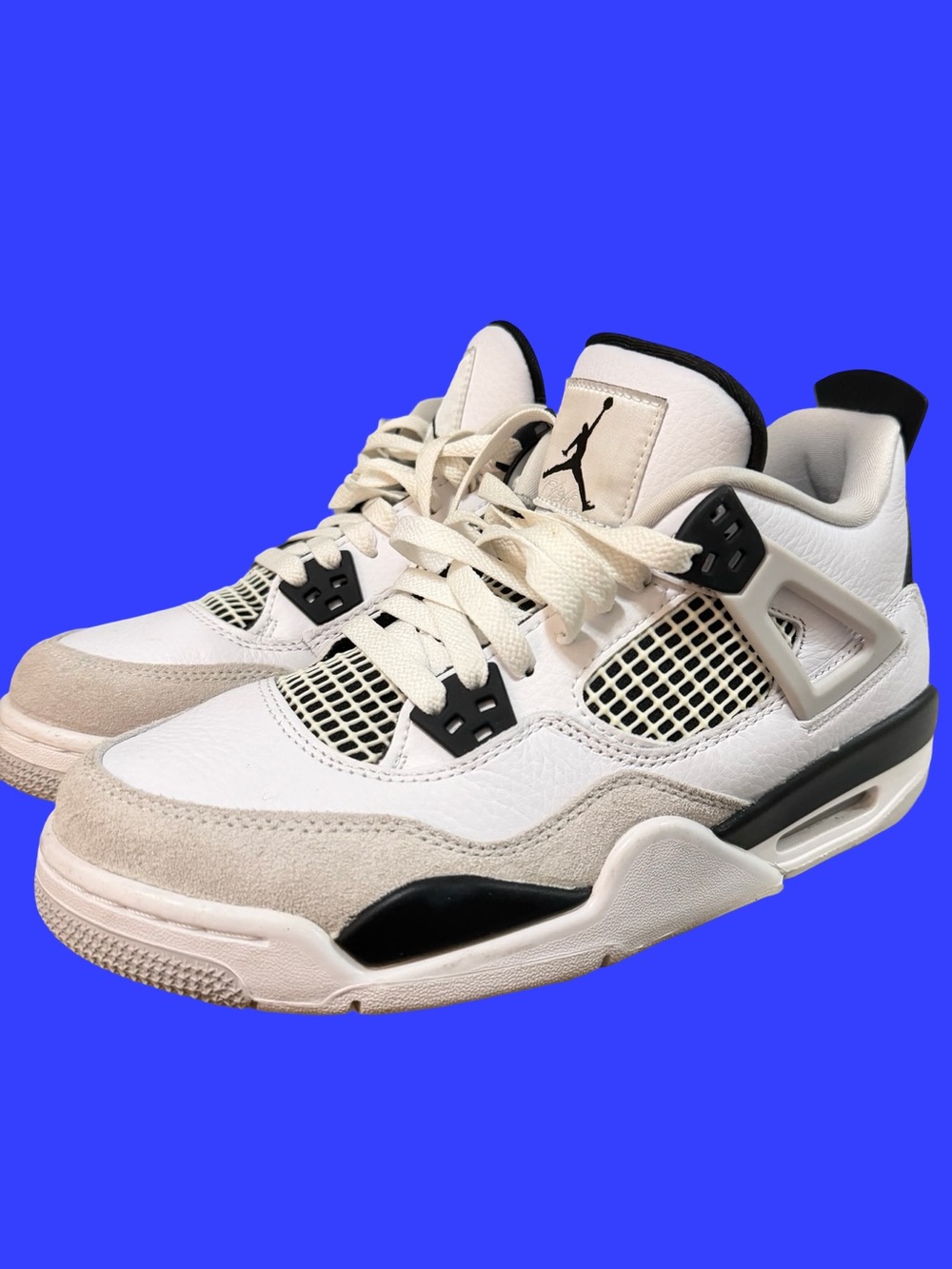 Air Jordan 4 Retro Military Black Size 7Y (7GS) – Clean Classic AJ4